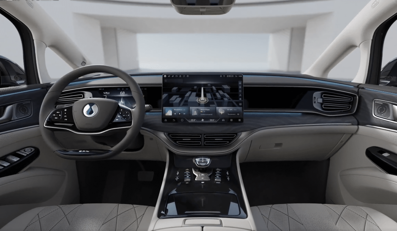 Denza D9 MPV Interior - Luxury Dashboard and Seats
